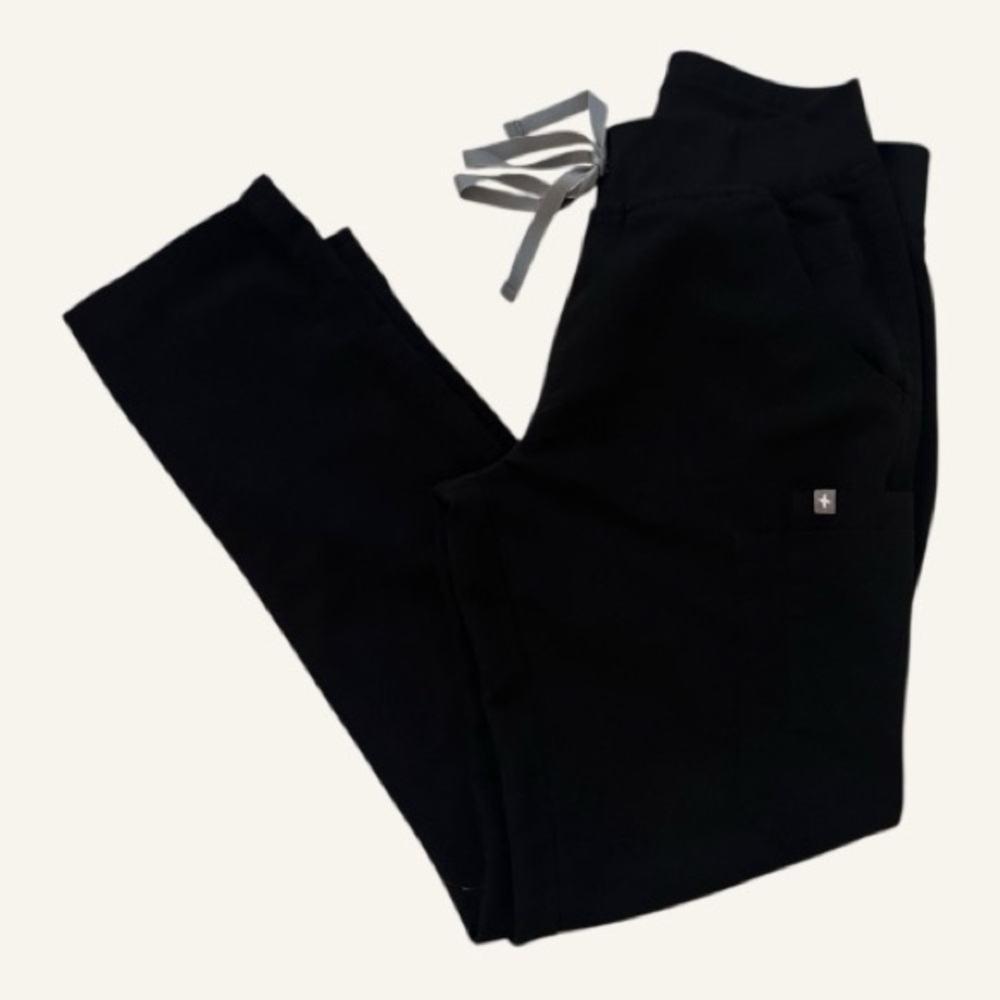 FIGS Yola Scrub Pants | Women’s Small | Black | Straight Leg Classic Fit